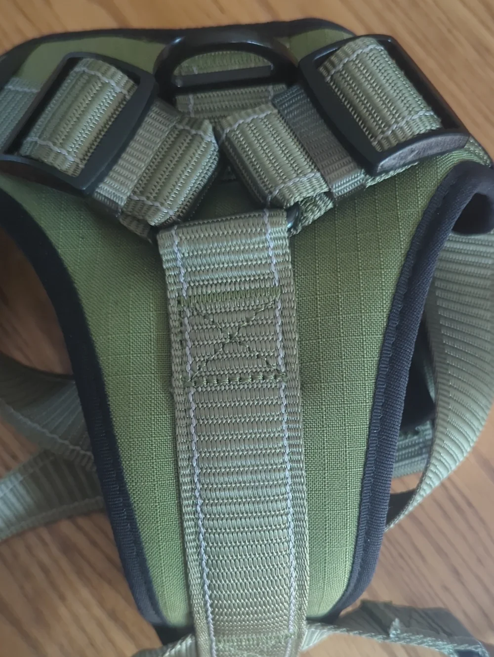 Kong Olive Green Padded Dog Harness with Black Trim